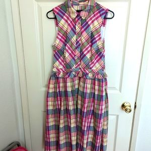 Sleeveless cotton dress